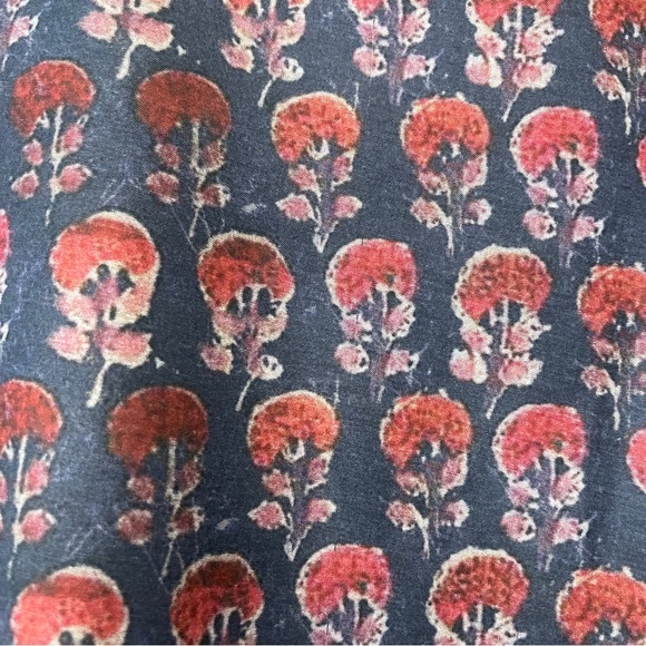 Oliphant Peasant Blouse with Mirror and Tassel Details Size Med - Picture 12 of 12